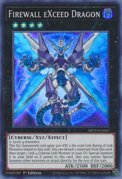 Firewall eXceed Dragon [MP20-EN067] Super Rare | North Game Den