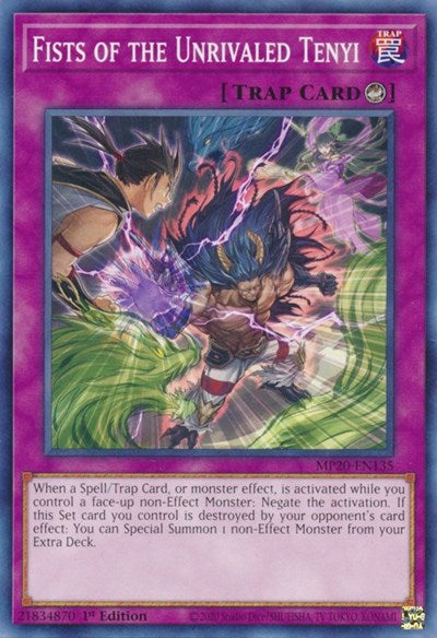 Fists of the Unrivaled Tenyi [MP20-EN135] Common | North Game Den
