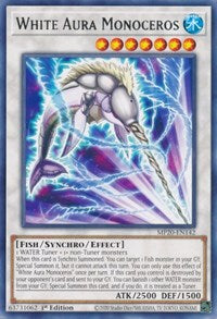 White Aura Monoceros [MP20-EN142] Rare | North Game Den