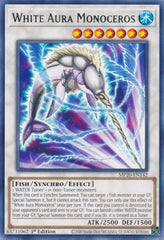 White Aura Monoceros [MP20-EN142] Rare | North Game Den