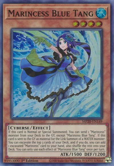 Marincess Blue Tang [MP20-EN149] Super Rare | North Game Den