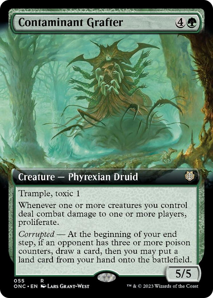 Contaminant Grafter (Extended Art) [Phyrexia: All Will Be One Commander] | North Game Den