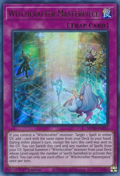 Witchcrafter Masterpiece [MP20-EN231] Ultra Rare | North Game Den
