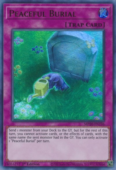 Peaceful Burial [MP20-EN196] Ultra Rare | North Game Den