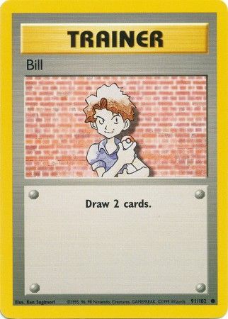 Bill (91/102) [Base Set Unlimited] | North Game Den