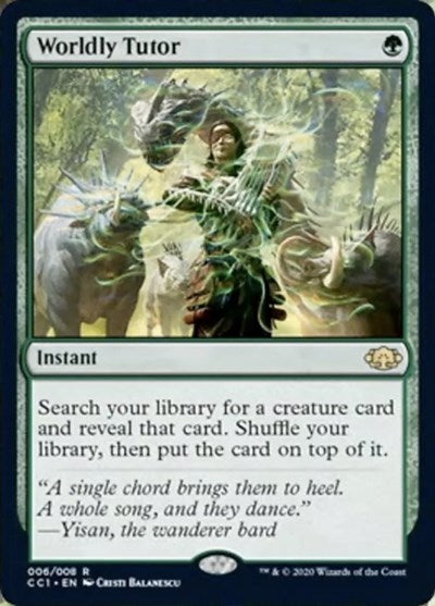 Worldly Tutor [Commander Collection: Green] | North Game Den