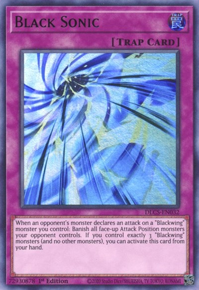 Black Sonic (Green) [DLCS-EN032] Ultra Rare | North Game Den