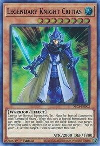 Legendary Knight Critias (Blue) [DLCS-EN002] Ultra Rare | North Game Den