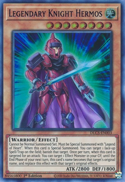 Legendary Knight Hermos (Blue) [DLCS-EN003] Ultra Rare | North Game Den