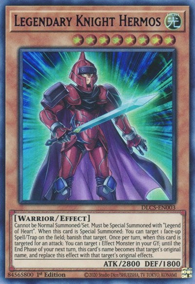 Legendary Knight Hermos (Purple) [DLCS-EN003] Ultra Rare | North Game Den