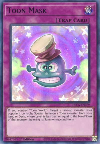 Toon Mask (Purple) [DLCS-EN079] Ultra Rare | North Game Den