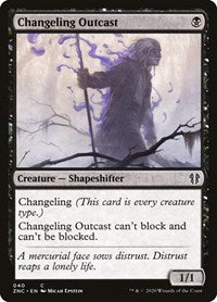 Changeling Outcast [Zendikar Rising Commander] | North Game Den