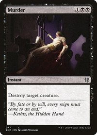 Murder [Zendikar Rising Commander] | North Game Den