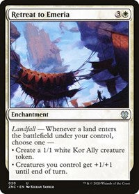 Retreat to Emeria [Zendikar Rising Commander] | North Game Den