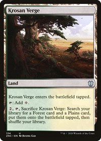 Krosan Verge [Zendikar Rising Commander] | North Game Den