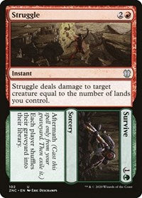 Struggle // Survive [Zendikar Rising Commander] | North Game Den