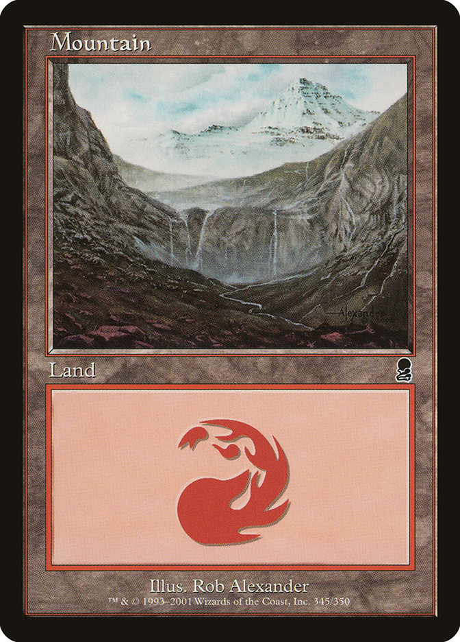 Mountain (345) [Odyssey] | North Game Den