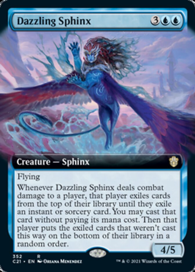 Dazzling Sphinx (Extended) [Commander 2021] | North Game Den
