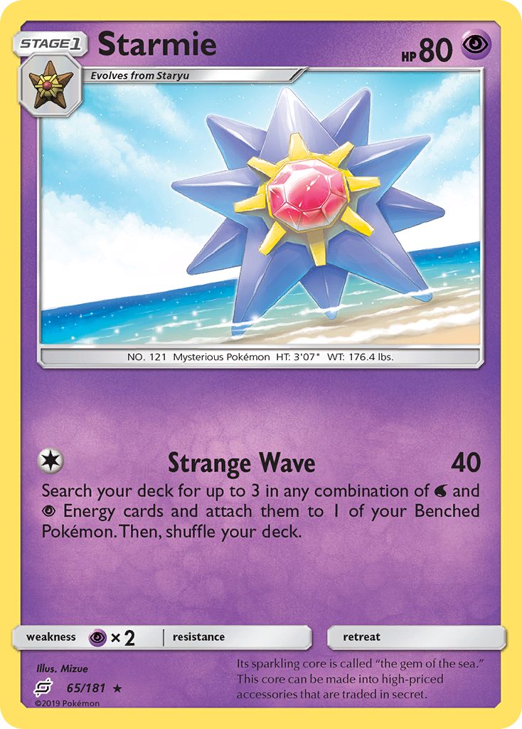 Starmie (65/181) [Sun & Moon: Team Up] | North Game Den