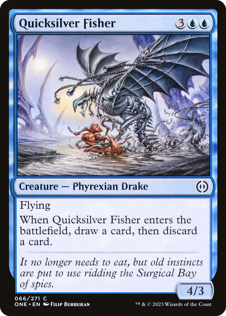 Quicksilver Fisher [Phyrexia: All Will Be One] | North Game Den