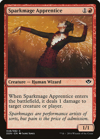 Sparkmage Apprentice [Duel Decks: Speed vs. Cunning] | North Game Den