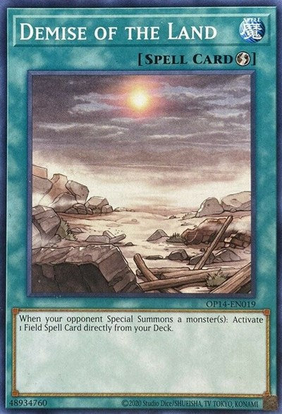 Demise of the Land [OP14-EN019] Common | North Game Den