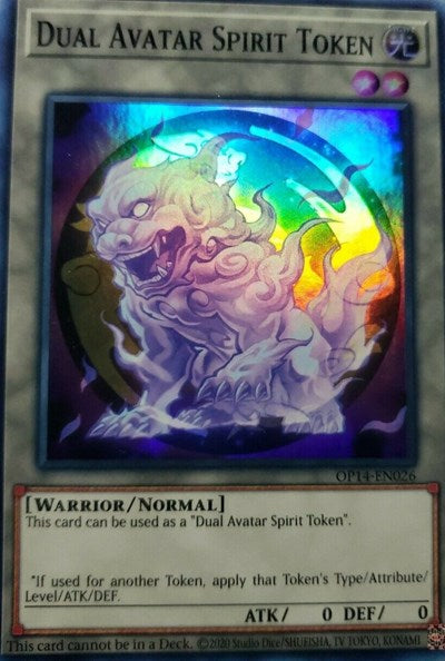 Dual Avatar Spirit Token [OP14-EN026] Super Rare | North Game Den