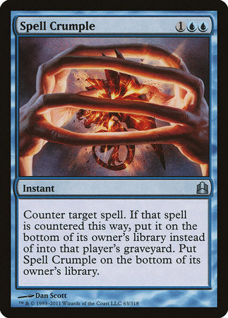 Spell Crumple [Commander 2011] | North Game Den