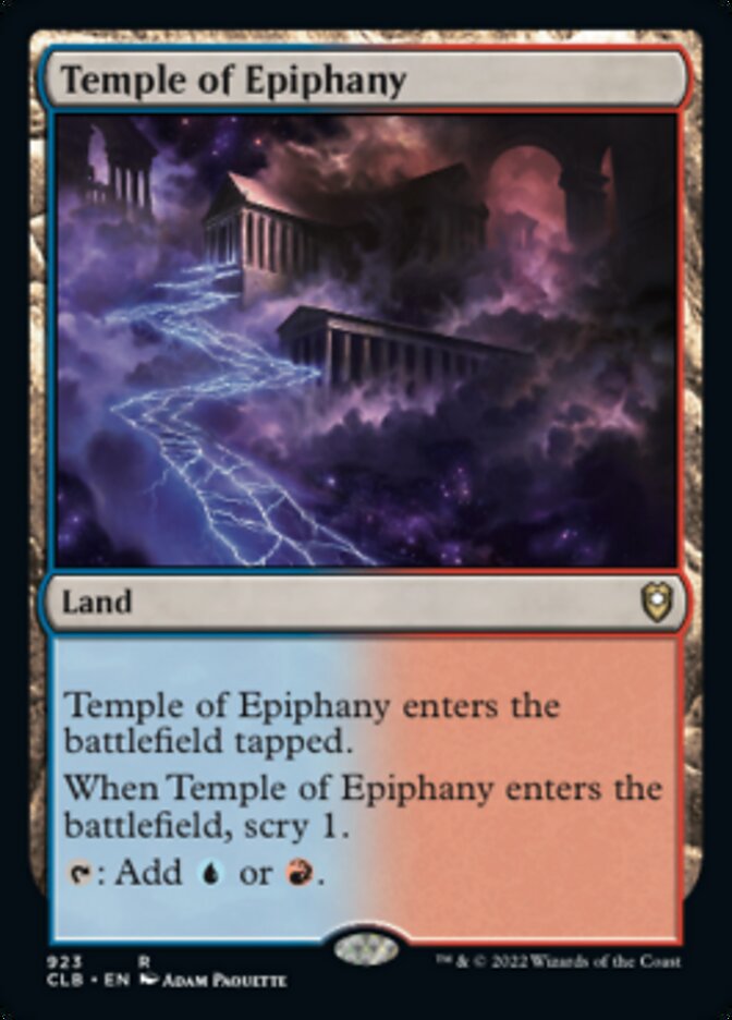 Temple of Epiphany [Commander Legends: Battle for Baldur's Gate] | North Game Den