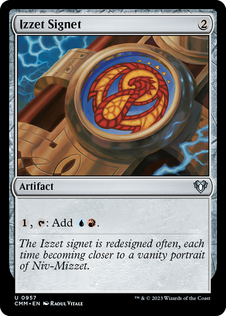 Izzet Signet [Commander Masters] | North Game Den