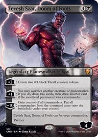 Tevesh Szat, Doom of Fools (Extended Art) [Commander Legends] | North Game Den