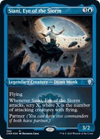 Siani, Eye of the Storm (Foil Etched) [Commander Legends] | North Game Den