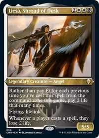 Liesa, Shroud of Dusk (Foil Etched) [Commander Legends] | North Game Den