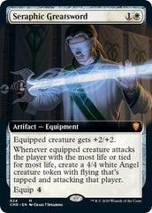 Seraphic Greatsword (Extended Art) [Commander Legends] | North Game Den