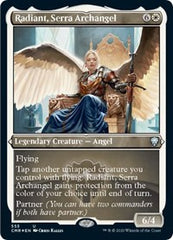 Radiant, Serra Archangel (Foil Etched) [Commander Legends] | North Game Den