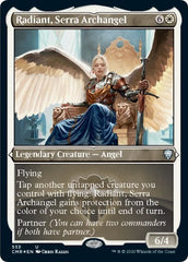 Radiant, Serra Archangel (Foil Etched) [Commander Legends] | North Game Den