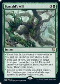 Kamahl's Will [Commander Legends] | North Game Den