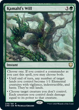 Kamahl's Will [Commander Legends] | North Game Den