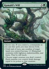 Kamahl's Will (Extended Art) [Commander Legends] | North Game Den