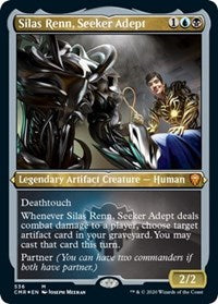 Silas Renn, Seeker Adept (Foil Etched) [Commander Legends] | North Game Den