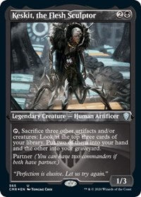 Keskit, the Flesh Sculptor (Foil Etched) [Commander Legends] | North Game Den