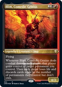 Blim, Comedic Genius (Foil Etched) [Commander Legends] | North Game Den