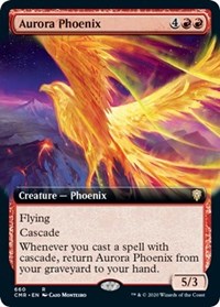 Aurora Phoenix (Extended Art) [Commander Legends] | North Game Den