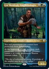 Gor Muldrak, Amphinologist (Foil Etched) [Commander Legends] | North Game Den