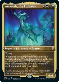 Amareth, the Lustrous (Foil Etched) [Commander Legends] | North Game Den