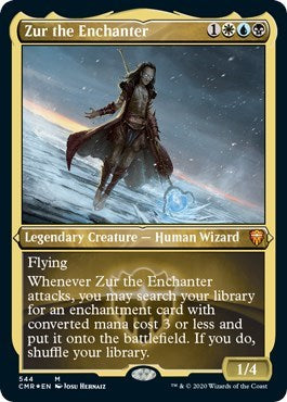 Zur the Enchanter (Foil Etched) [Commander Legends] | North Game Den