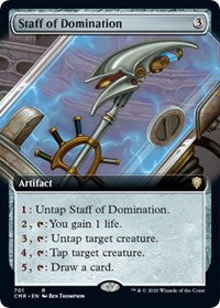 Staff of Domination (Extended Art) [Commander Legends] | North Game Den