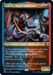 Ludevic, Necro-Alchemist (Foil Etched) [Commander Legends] | North Game Den