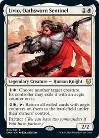 Livio, Oathsworn Sentinel [Commander Legends] | North Game Den