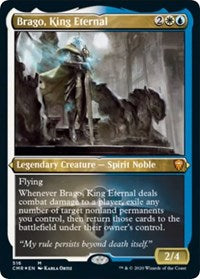 Brago, King Eternal (Foil Etched) [Commander Legends] | North Game Den